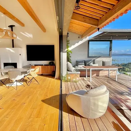 Magnifique Duplex 220m2, Classe 5 Etoiles, Rooftop, Jacuzzi, Vue Mer Et Bastion Centre Ville Πόρτο Βέκιο